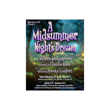 Poster for the play A Midsummer Night's Dream